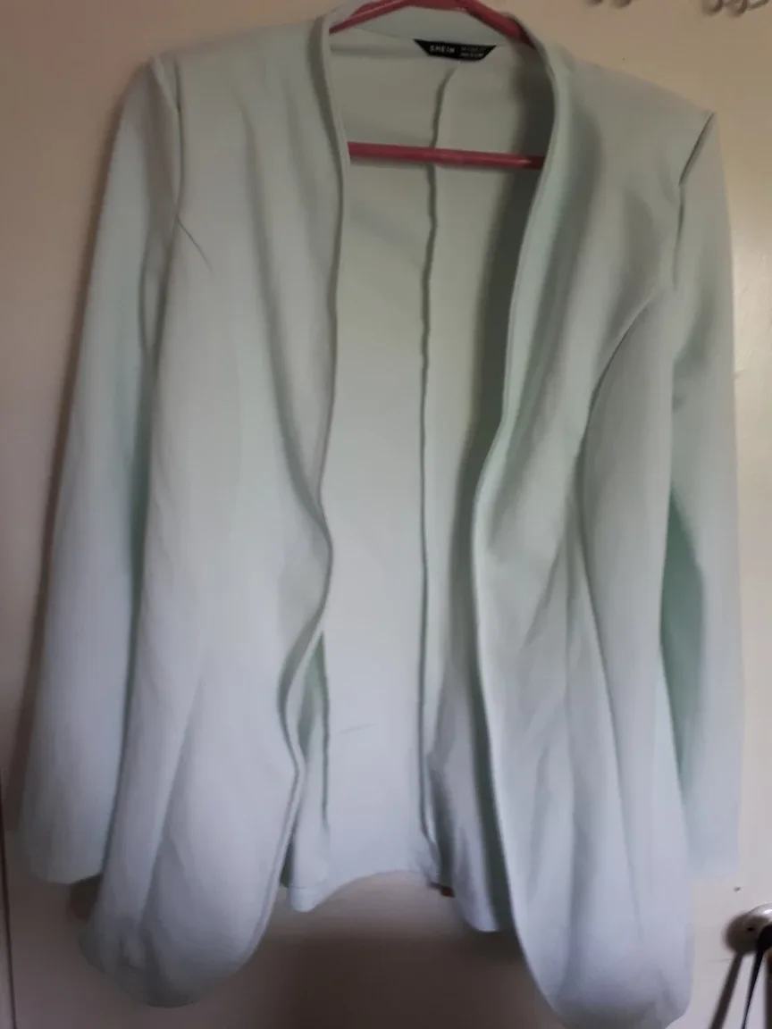 Shein Mint Green Blazer - 🇨🇦 🍁 thumbnail
