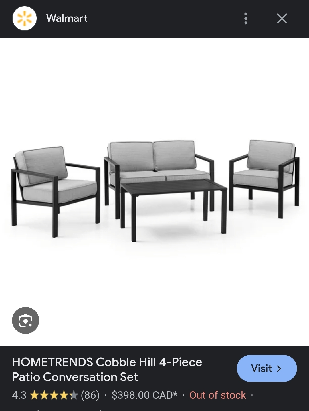 patio furniture