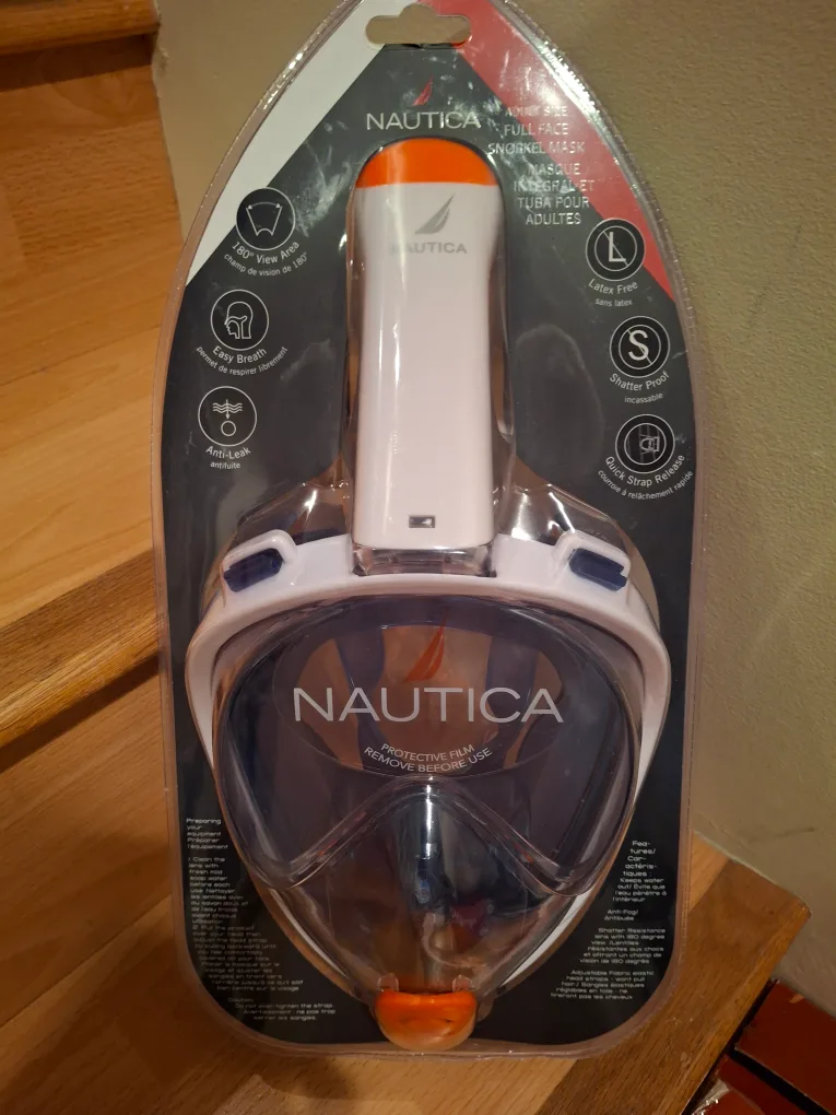 Nautica Adult Full Face Snorkel Mask - NEW image indicator(2)