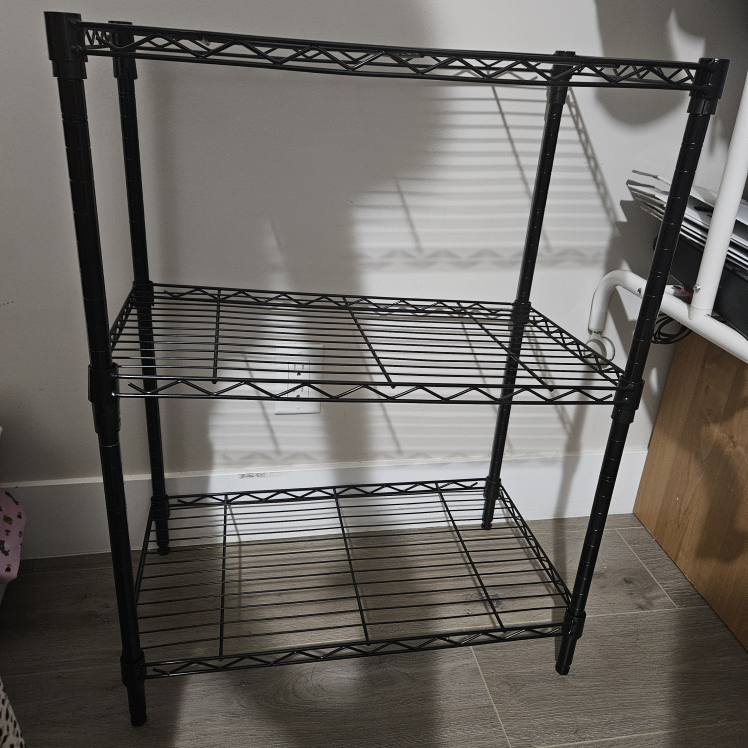 Amazon Basic Black 3-Tier Wire Shelf - photo 2