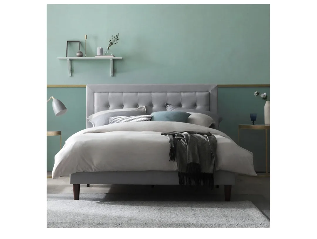 Zinus Dachelle Full Bed Frame - Grey Sand