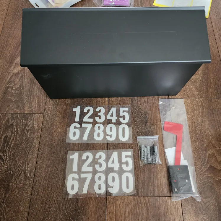 Wall Mount Mailbox - Black thumbnail