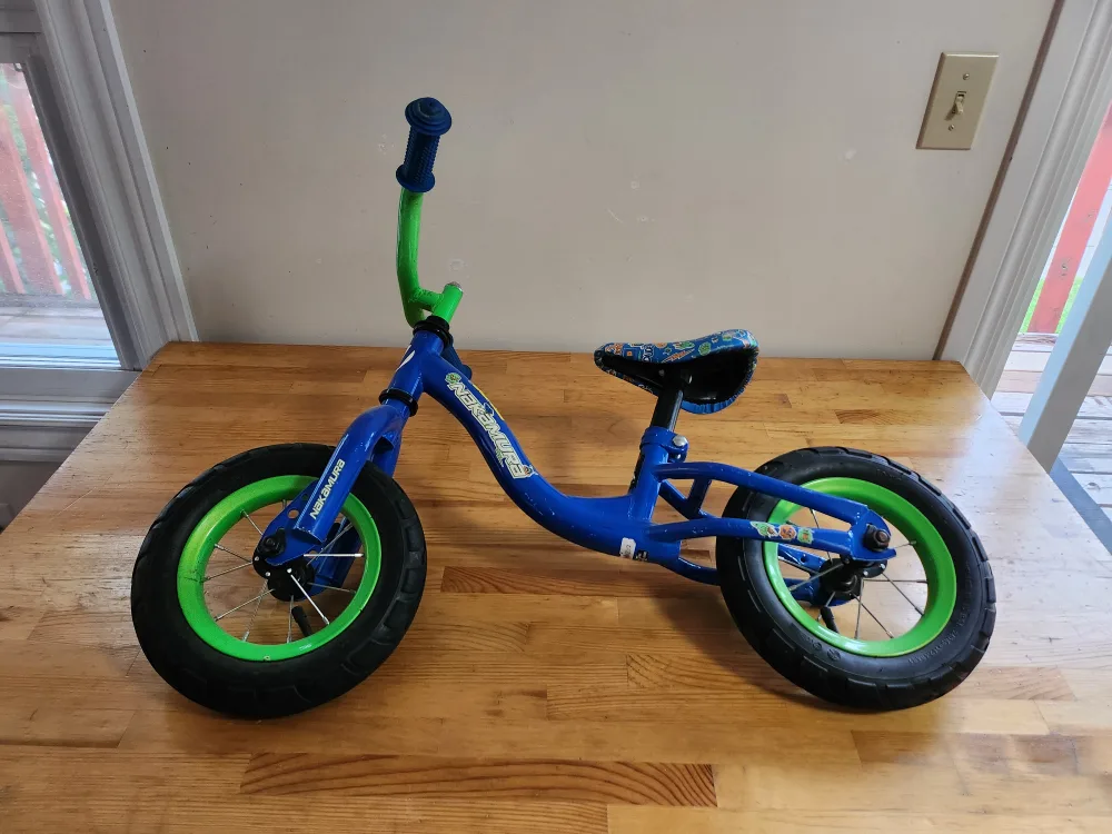 Nakamura Kids Push Bike - Blue & Green image indicator(2)