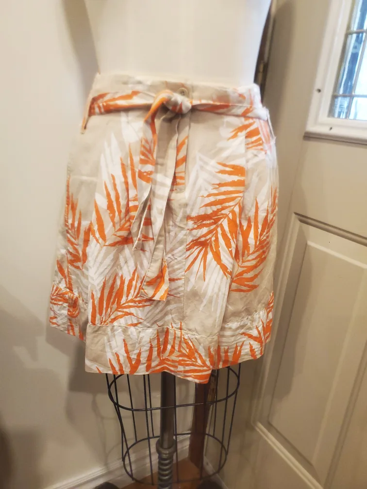 Sandro linen size 2 skirt thumbnail