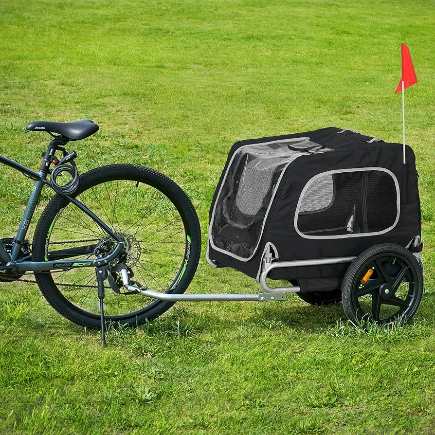 Dog/Pet Bike Trailer - Black