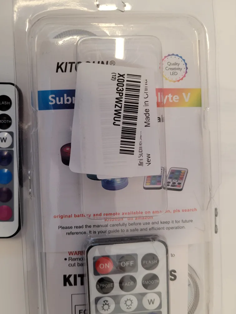 New Kitosun Submersible LED Lights with Remote image indicator(4)