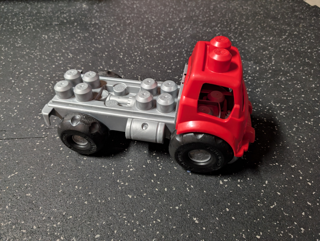 mega bloks Truck - Red and Grey