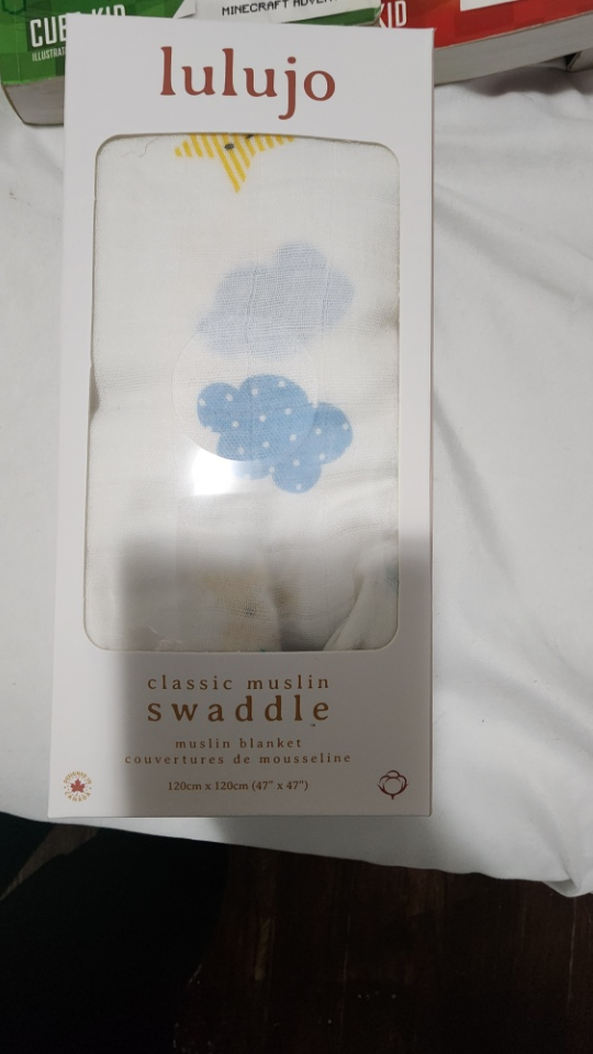 Lulujo Classic Muslin Swaddle Blanket - New