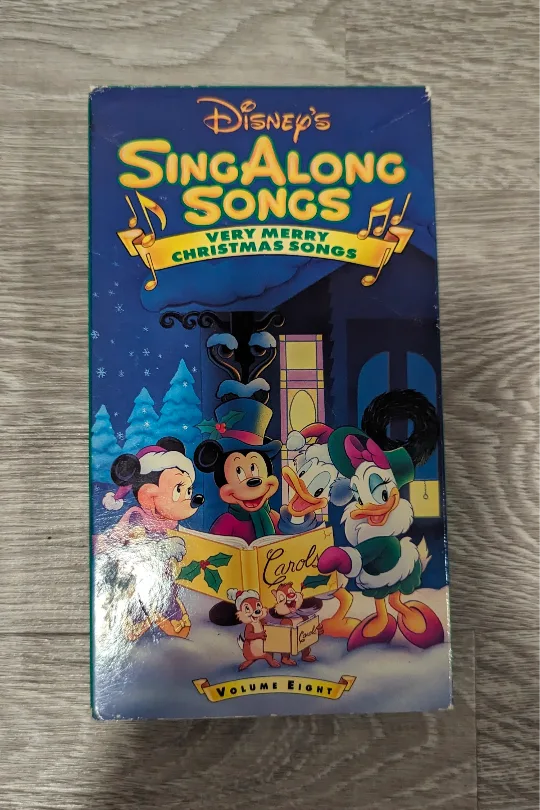 Disney Singalong VHS Very Merry Christmas Songs Movie thumbnail