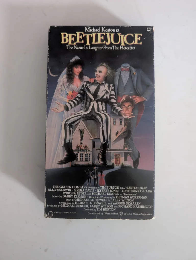 Beetlejuice VHS Tape - 1988 WB thumbnail
