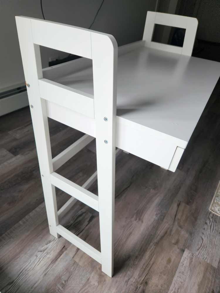 White desk with Drawer - photo 2