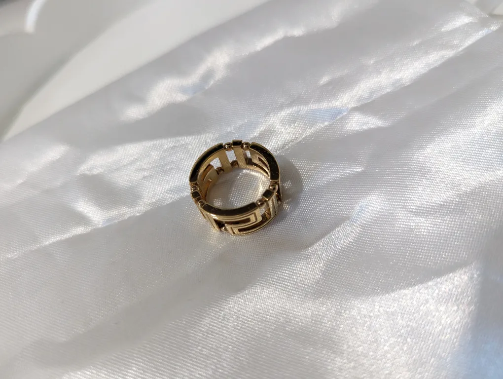 Versace Gold Greca Ring image indicator(3)