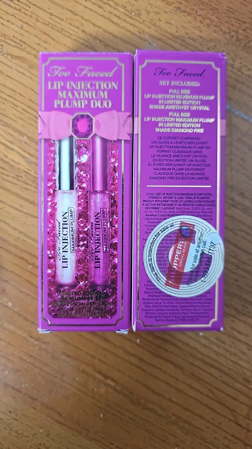 Too Faced Lip Injection Maximum Plump Duo - New! thumbnail