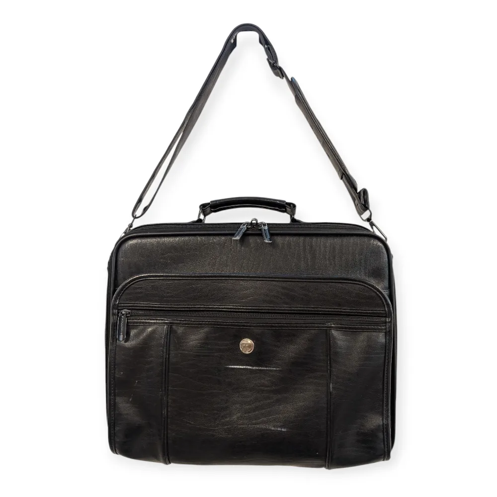 Targus Black Leather Laptop Bag 🇨🇦 thumbnail