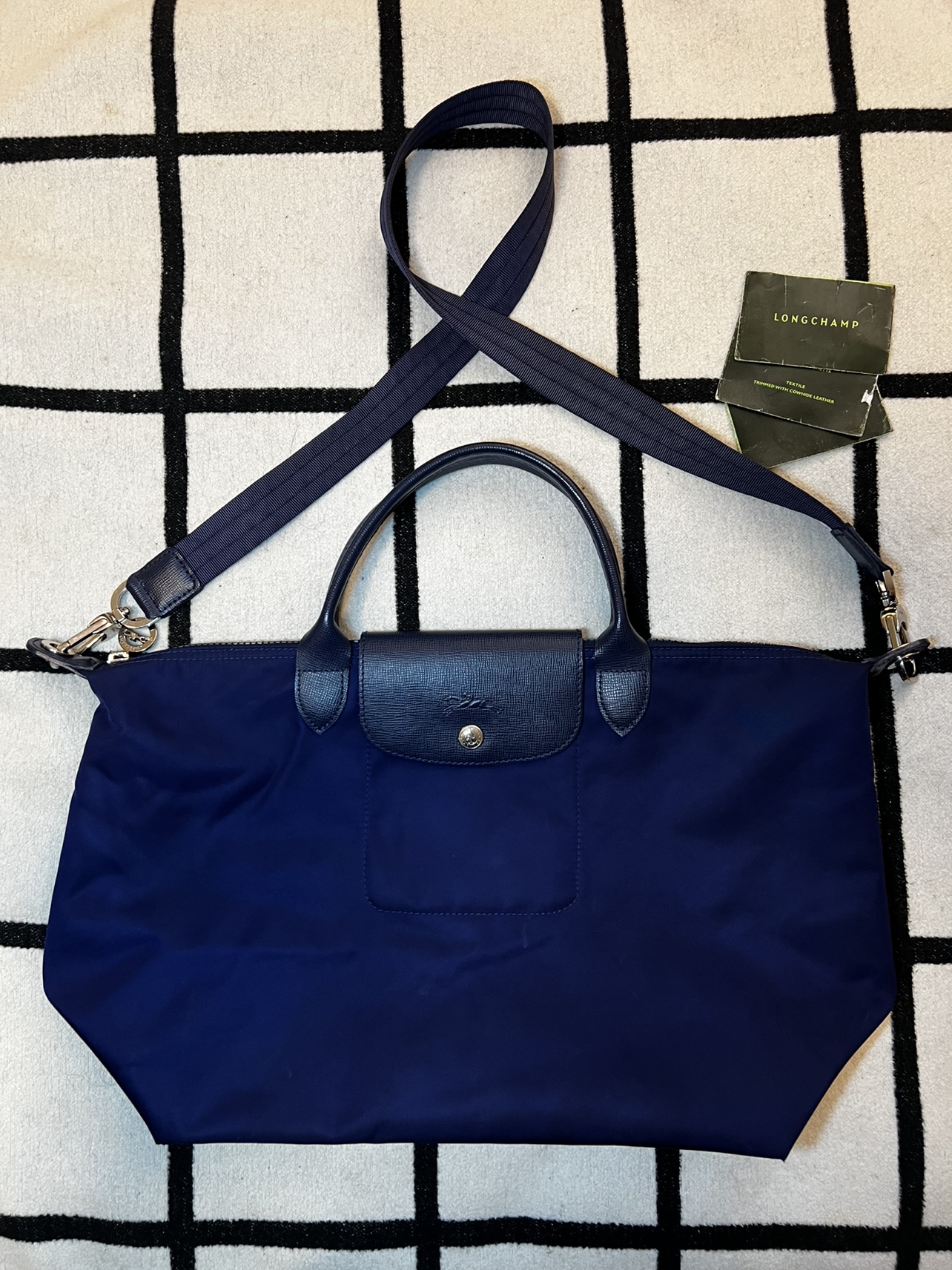 Longchamp Neo Blue Tote