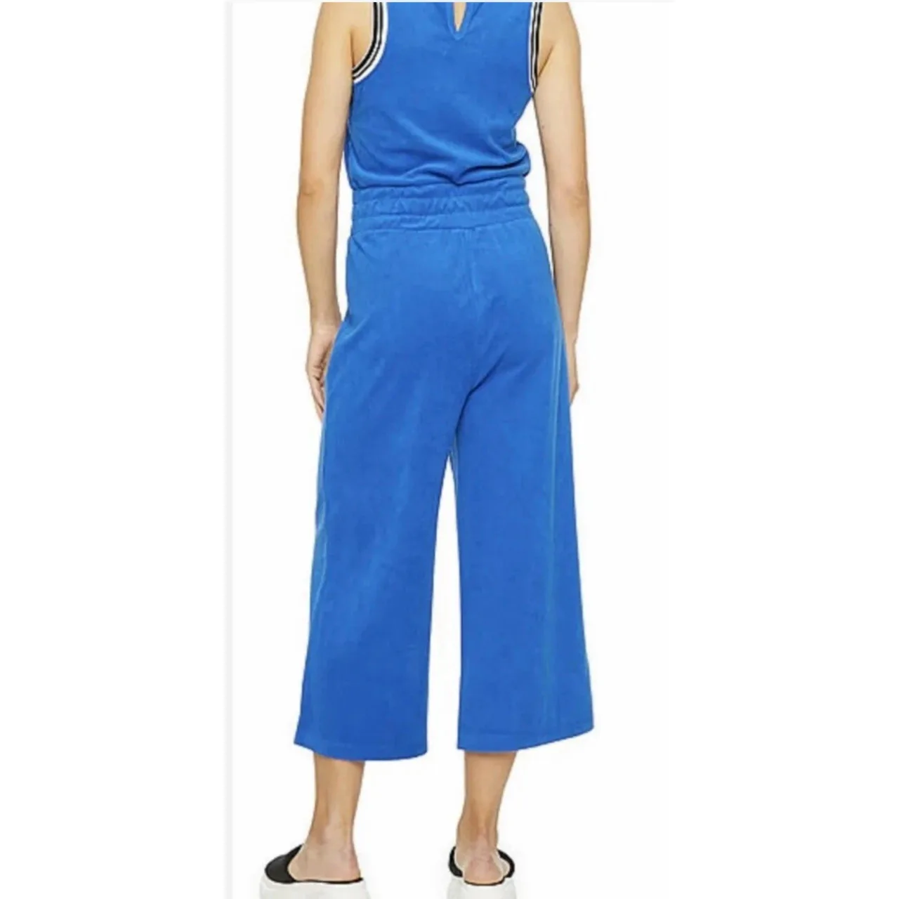 NEW SMALL Womens Juicy Couture Vintage Royal Blue Terry Jumpsuit image indicator(2)