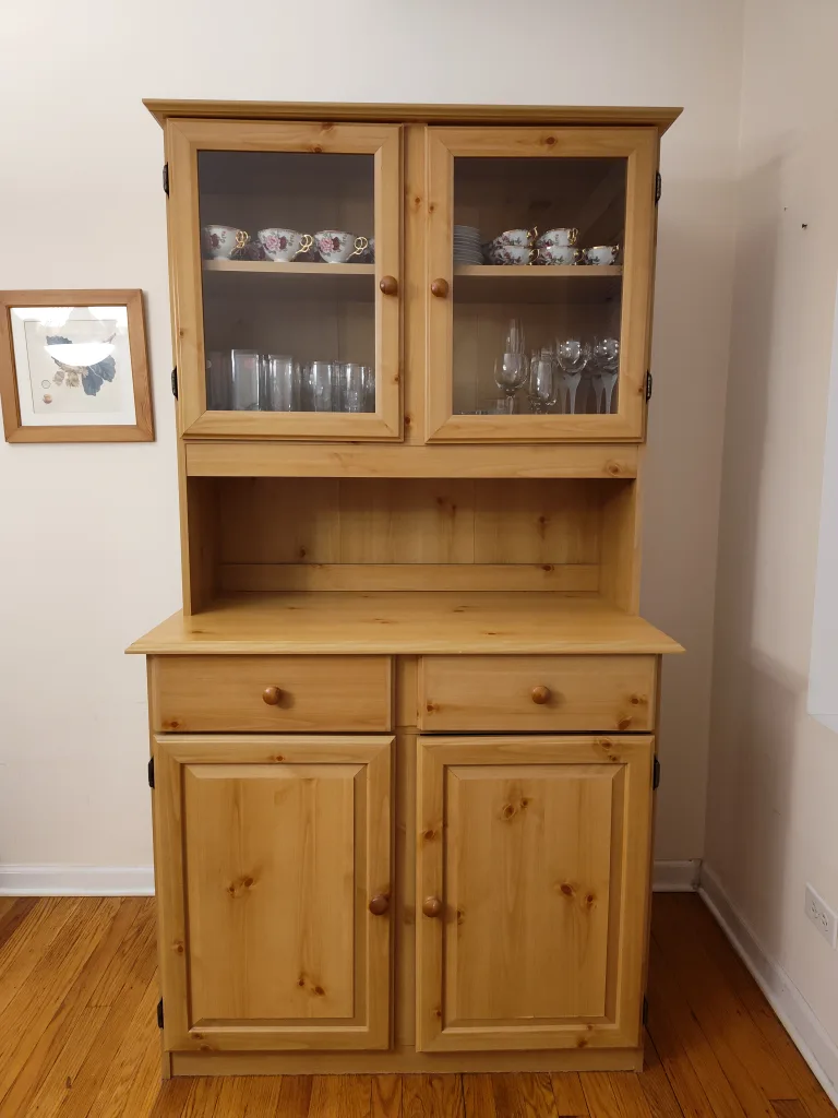 Wooden Hutch Cabinet thumbnail
