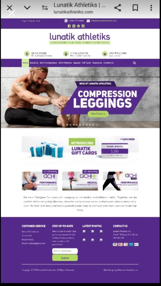 (NEW) Lunatik Athletiks Compression Leggings thumbnail