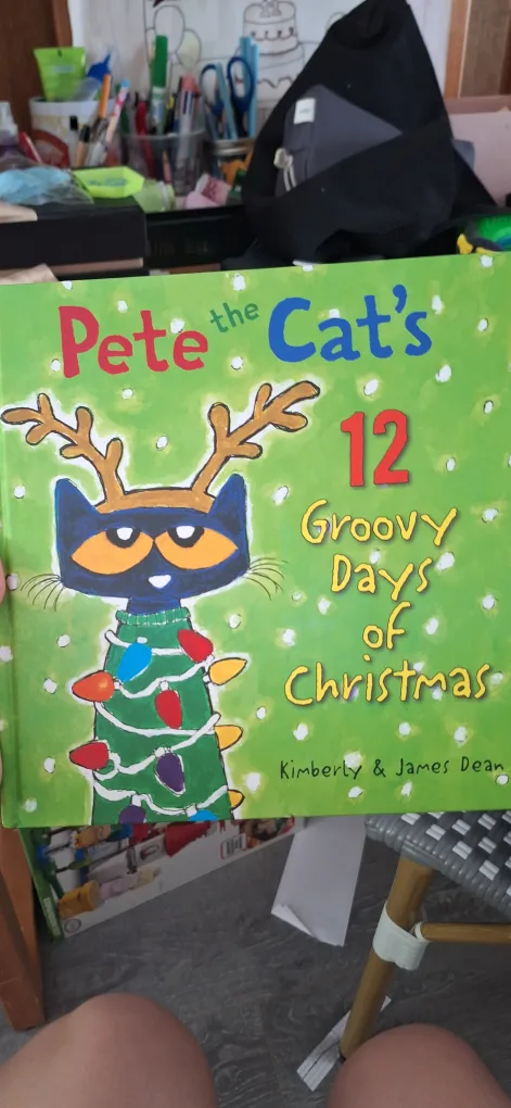 Pete the Cat's 12 Groovy Days of Christmas Book thumbnail