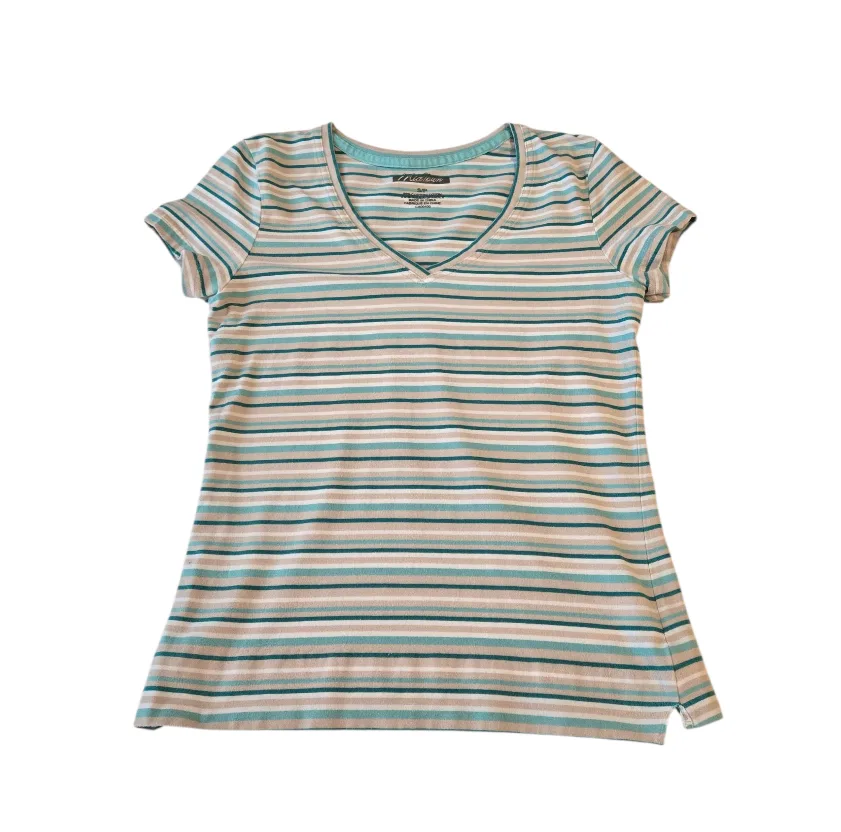 Midtown Striped V-Neck Tee - Size S thumbnail