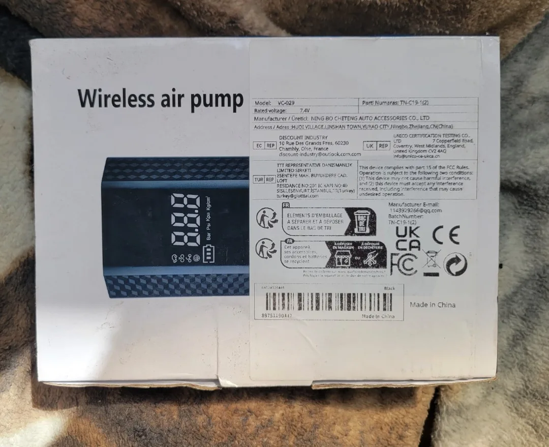 Tire Inflator Portable Air Compressor thumbnail