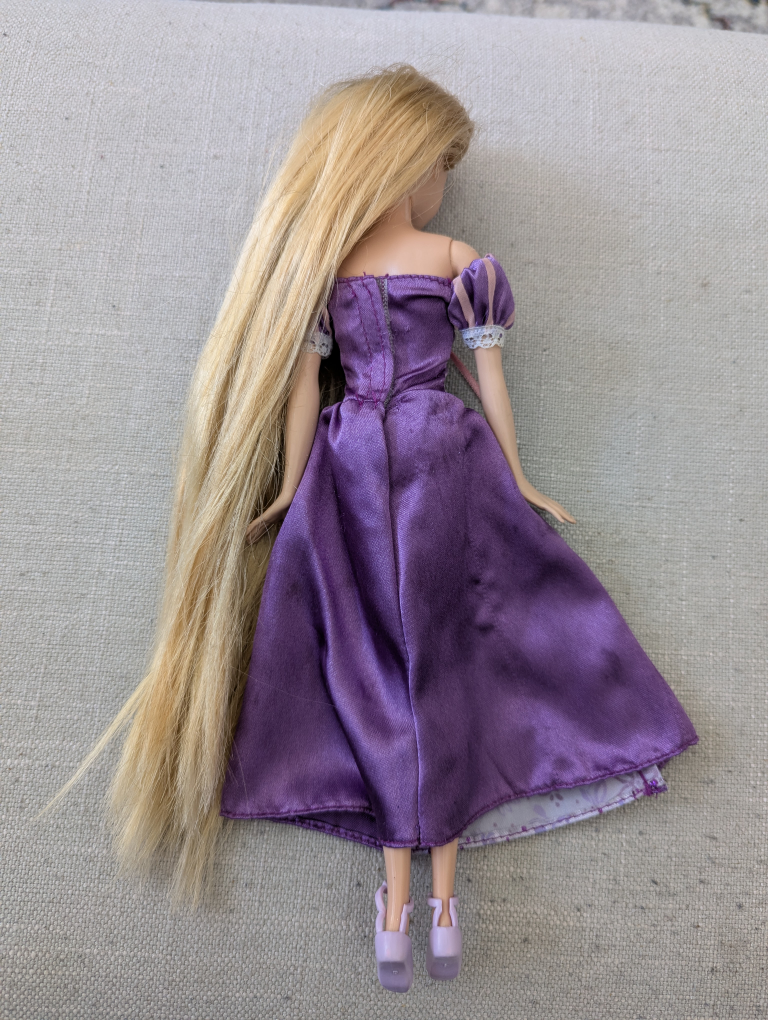 Rapunzel Doll - Purple Dress - photo 3