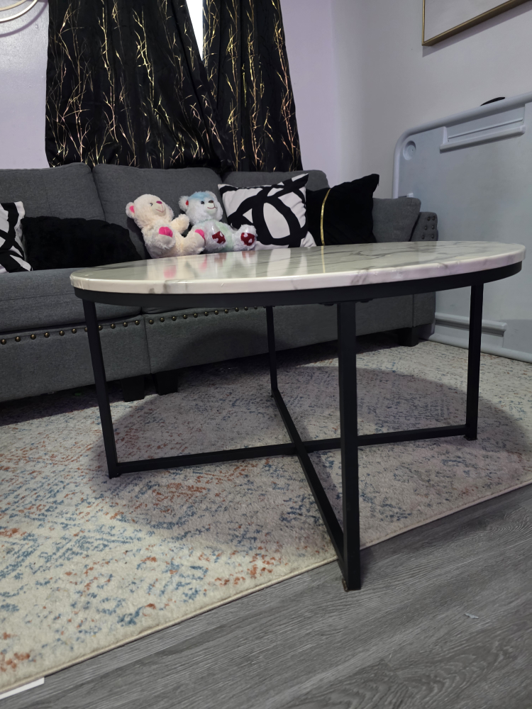Round Marble Top Coffee Table