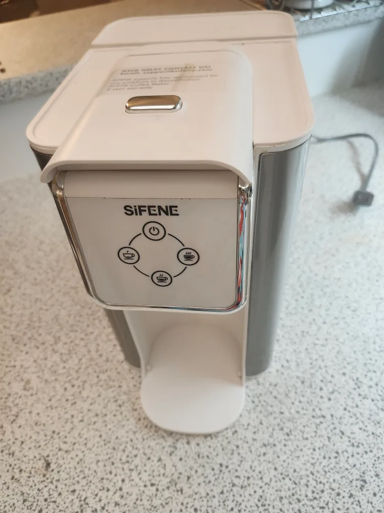 SIFENE Coffee Machine 3 in 1 Single Serve - White thumbnail