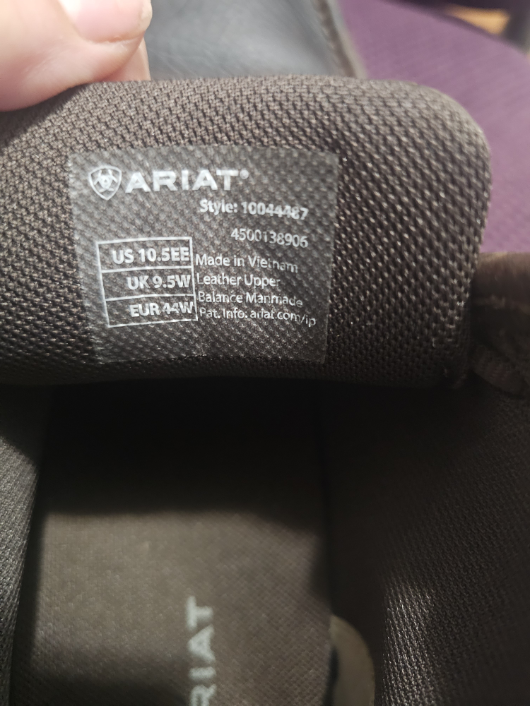 Ariat Leather Upper Shoes US 10.5EE - photo 5