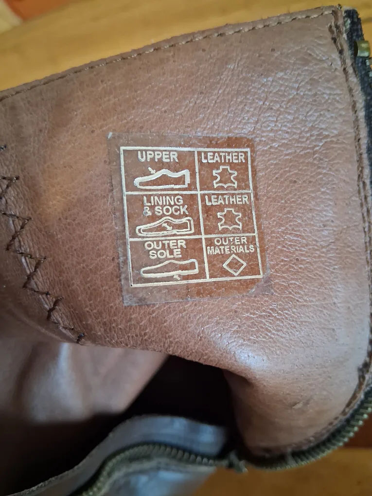 Brown Leather Wedge Ankle Boots image indicator(3)