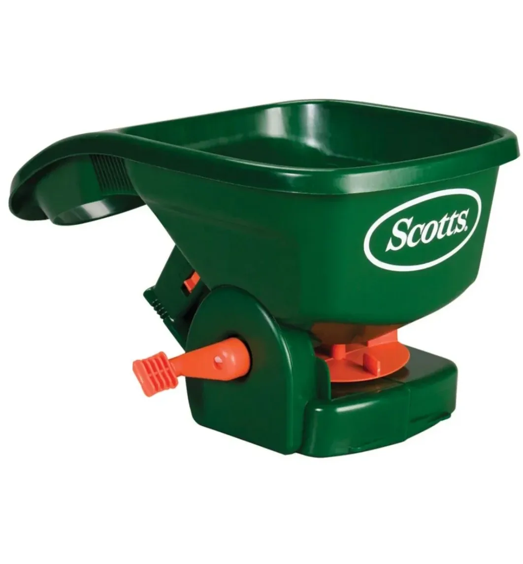 GARDEN/LAWN ITEMS - HAND HELD SPREADER/FERTILIZER & GARDEN OWL!! image indicator(2)