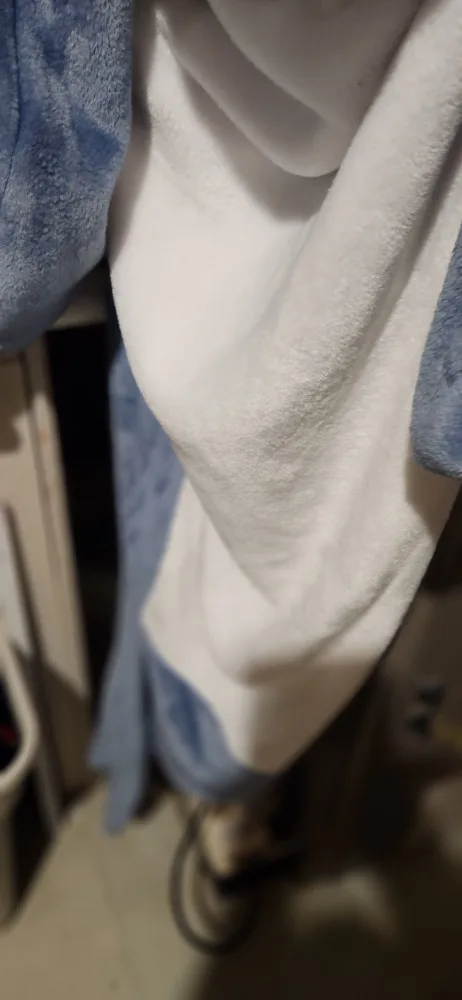 Shark Onesie - Blue & White🇨🇦 thumbnail