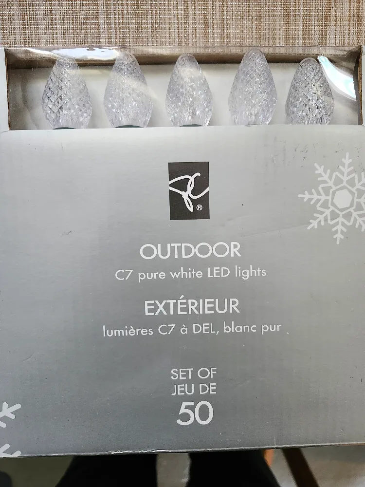 PC® Outdoor C7 Pure White LED Lights - Set of 50 thumbnail