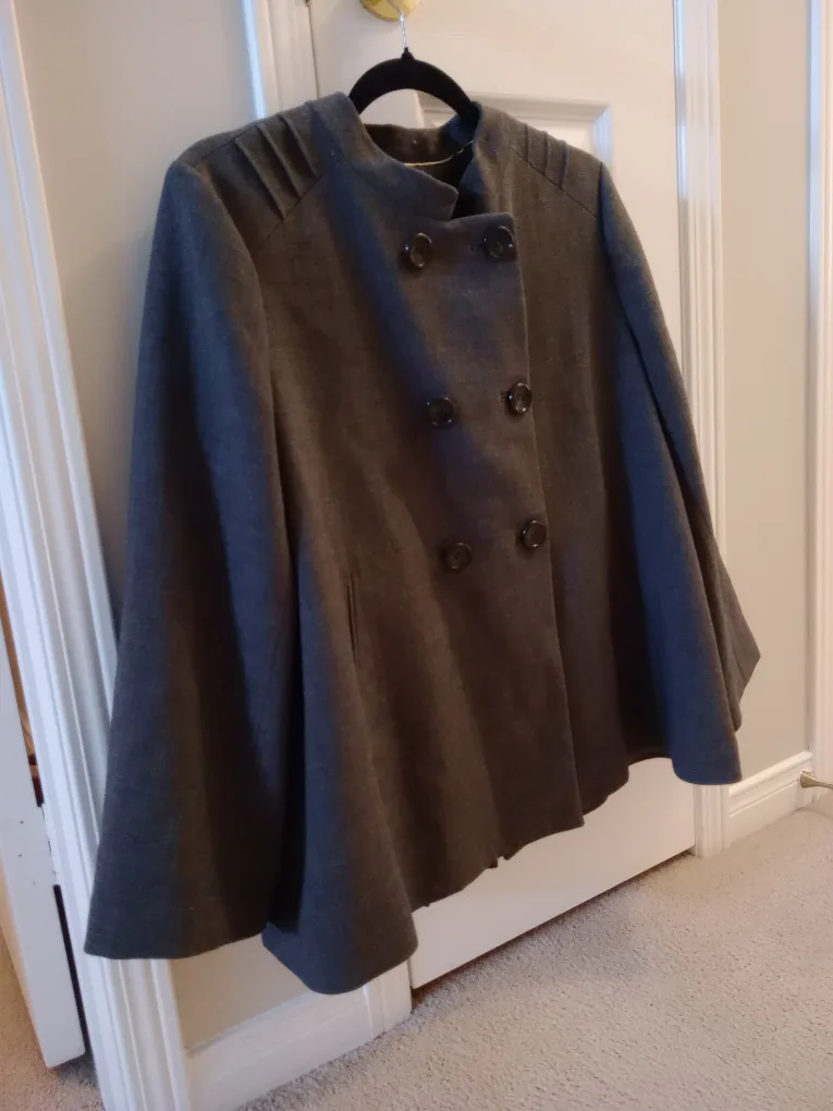 The Limited Grey Cape Jacket - Size M thumbnail
