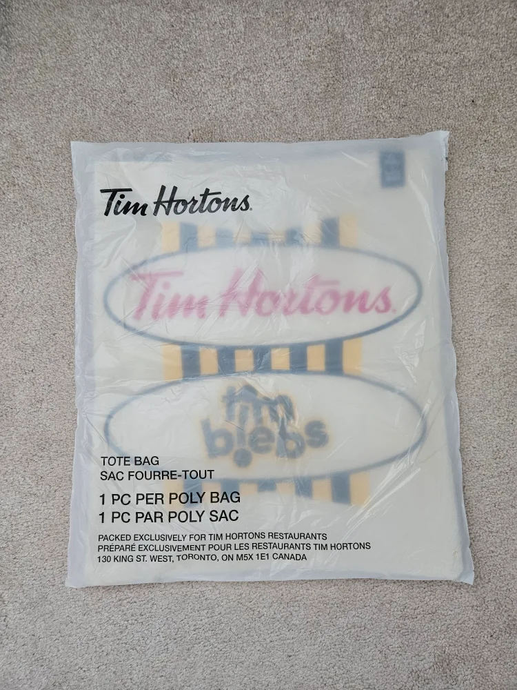 Tim Hortons Justin Bieber collab bag (read info please) image indicator(2)