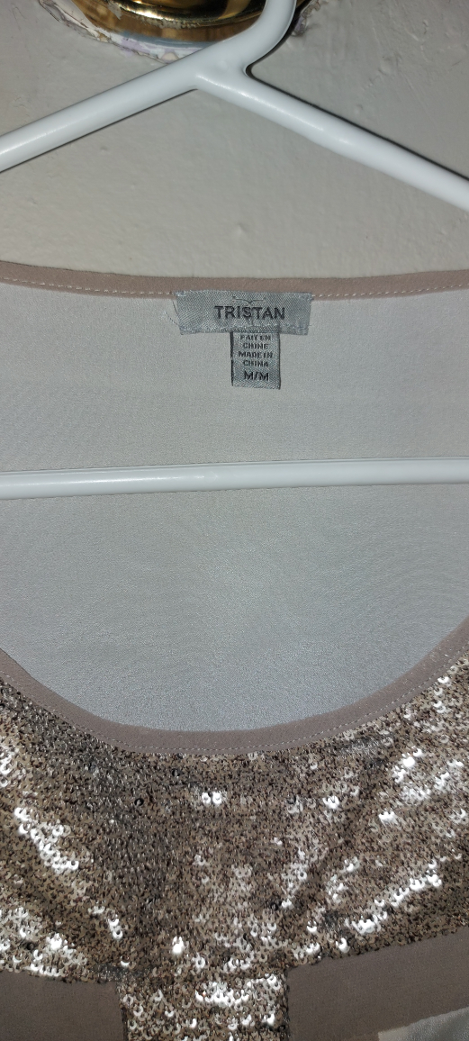 Tristan Sequin Top - Size M - photo 2