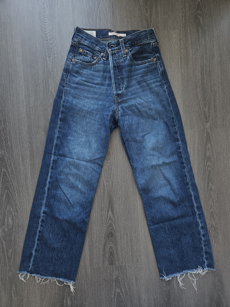Levi's Ribcage Straight Ankle Jeans - Size 24