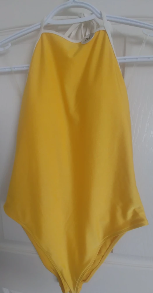 Yellow Halter Swimsuit - Size M