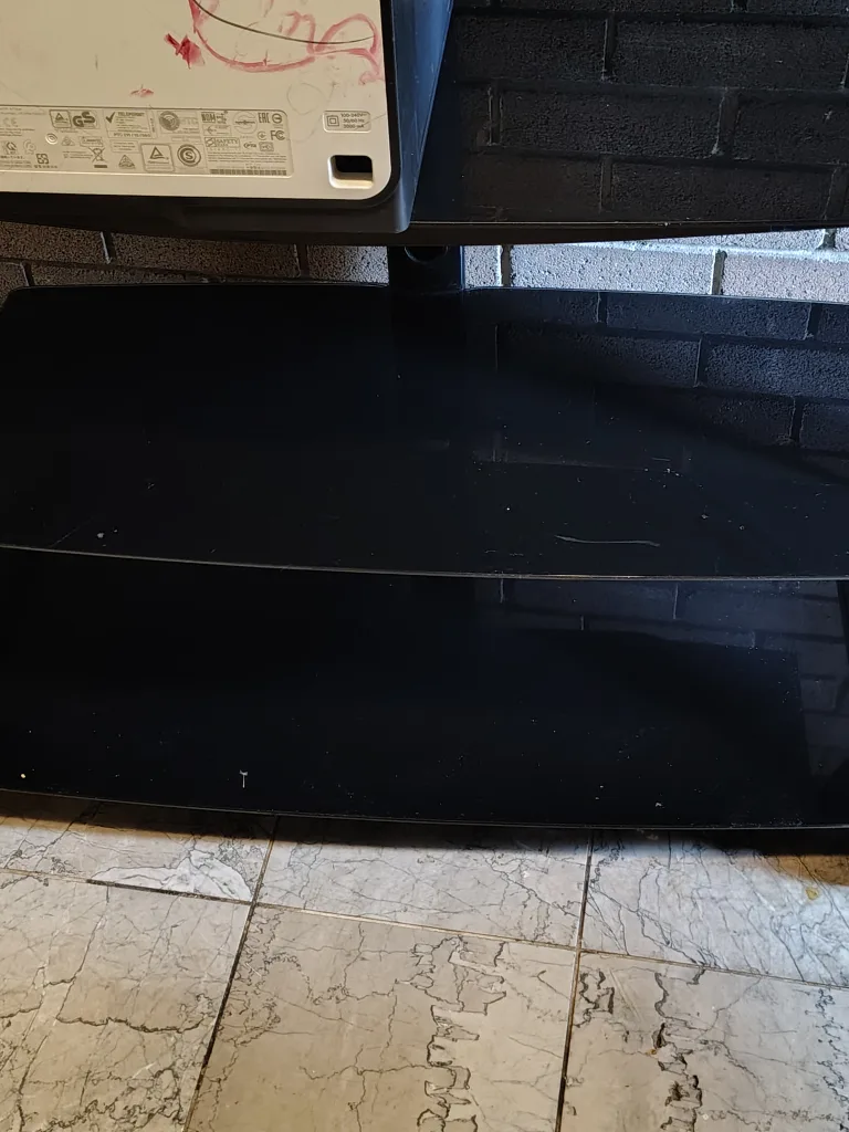 Black Glass TV Stand image indicator(2)