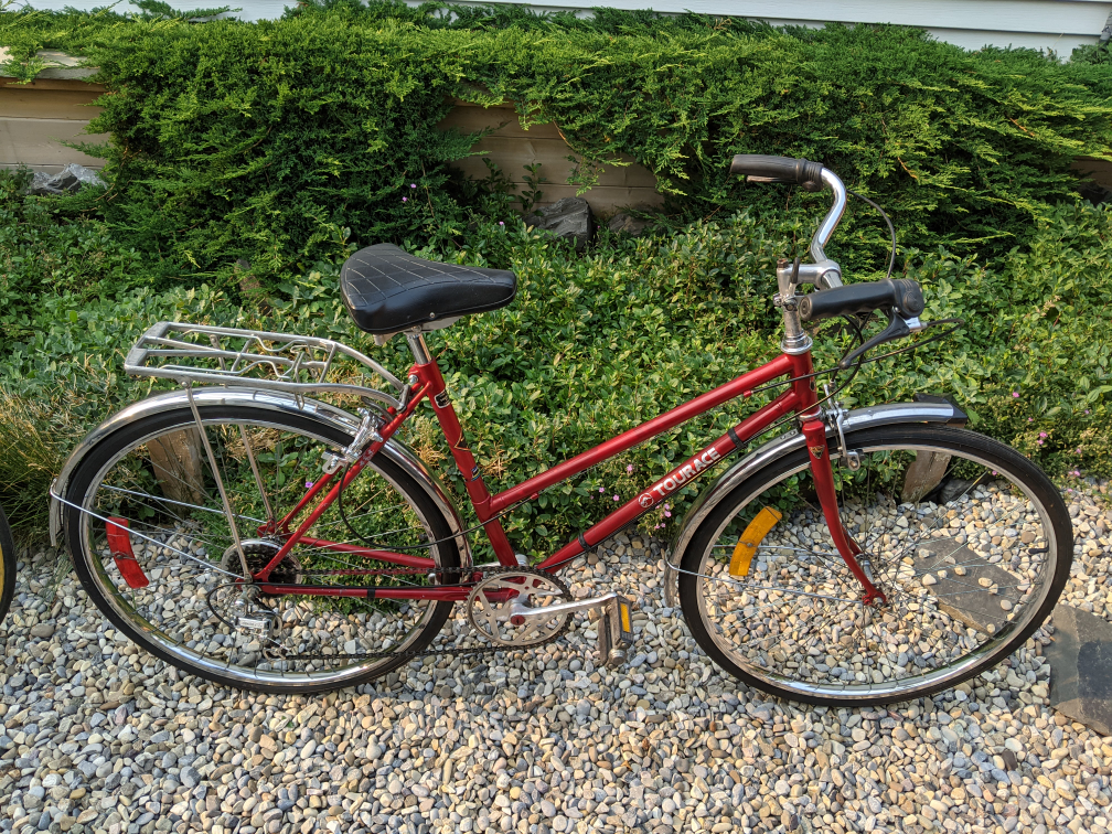 2 Vintage Tourace Bicycles high step and mid step - photo 2