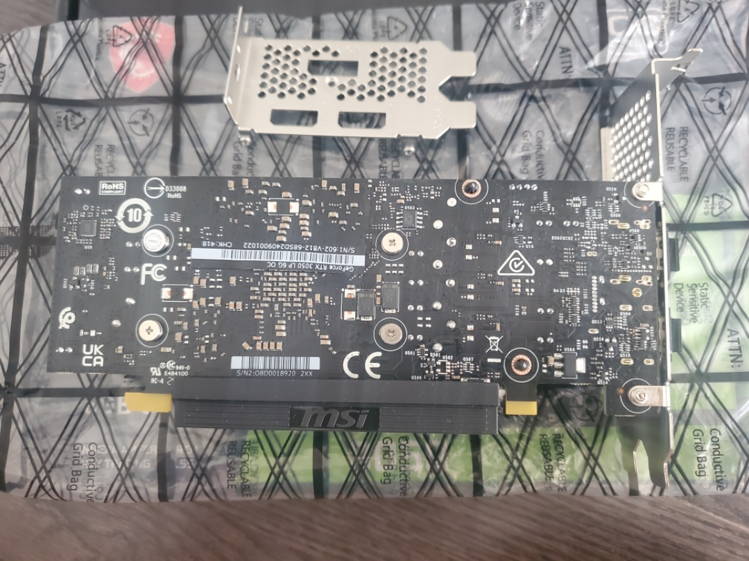 MSI GeForce RTX 3050 LP 6G OC - photo 2
