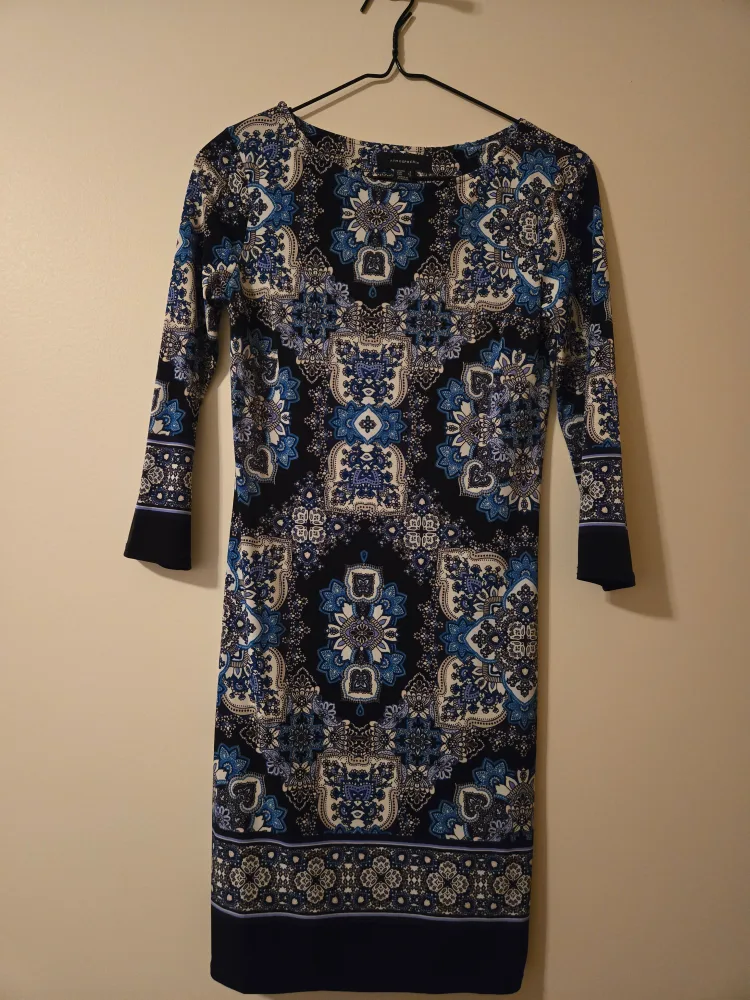 Atmosphere Dress - Blue Pattern thumbnail