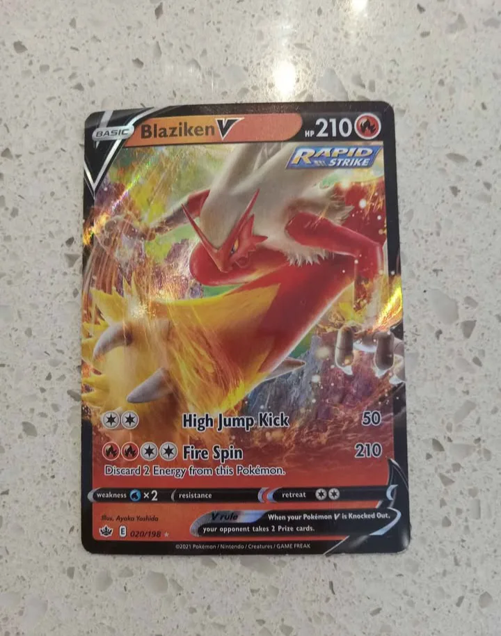 Blaziken V Pokemon Card thumbnail