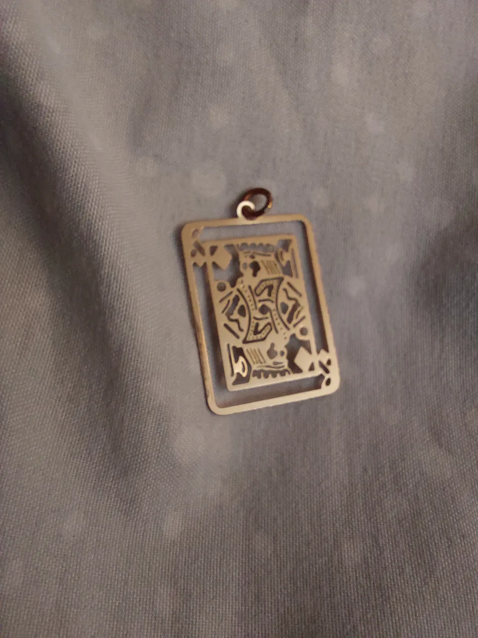 King of Hearts Playing Card Pendant thumbnail