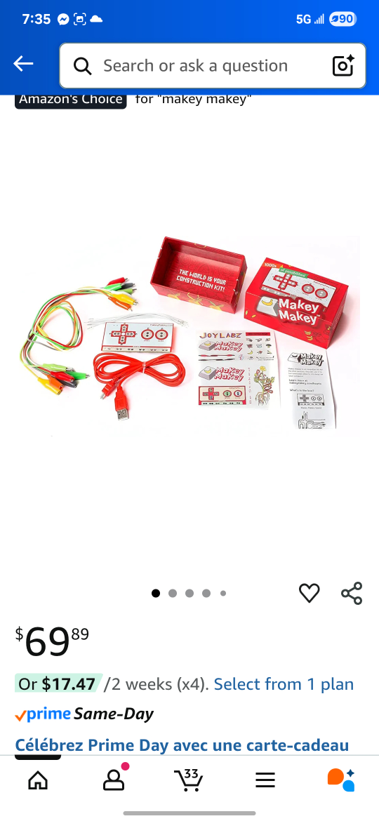 Toy for gamer kid: Makey Makey STEM Education Toy / Kit - photo 2