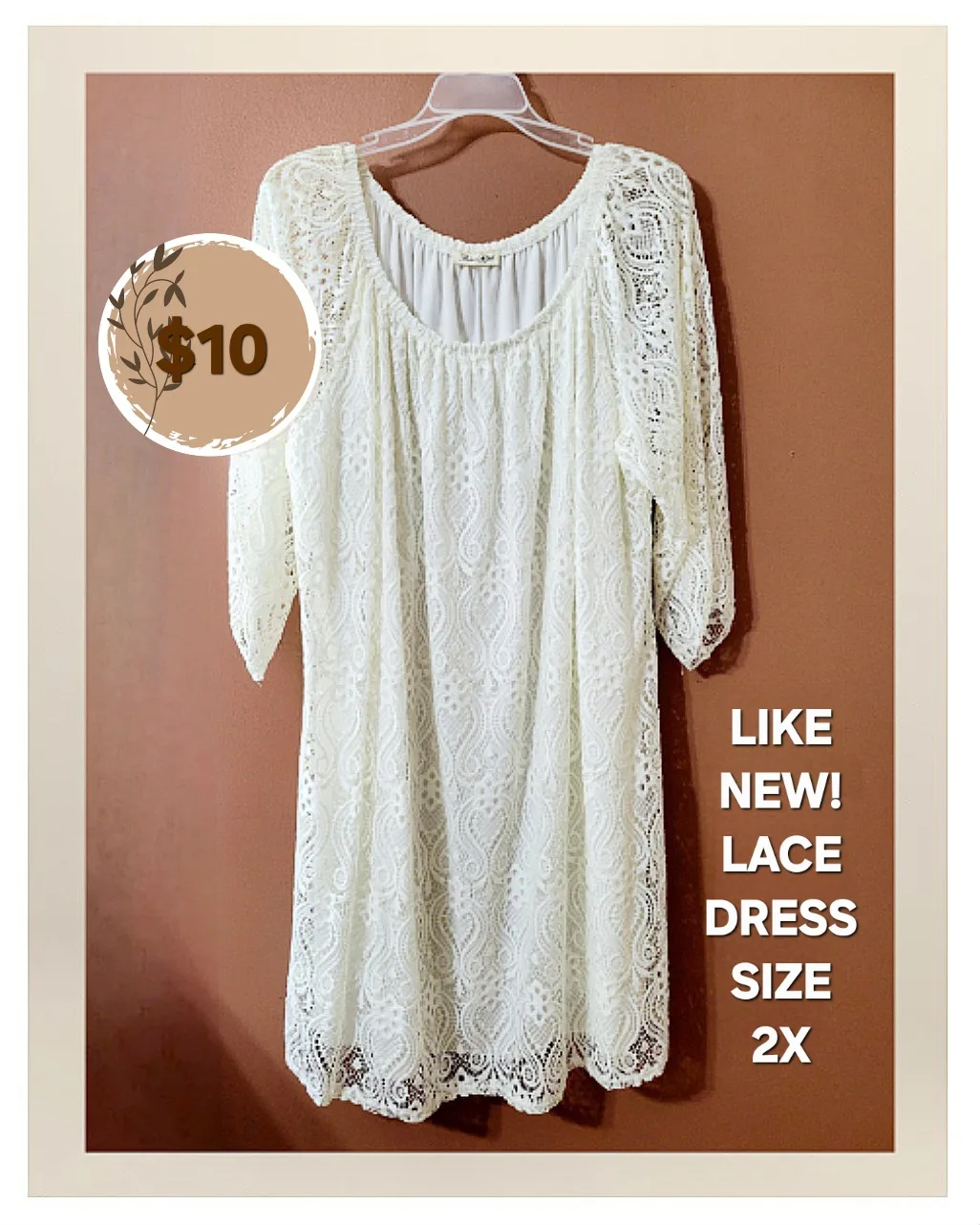 Lovely Lace Dress  - LIKE NEW! thumbnail