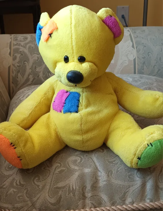 Yellow Teddy Bear Plush Toy - FREE thumbnail