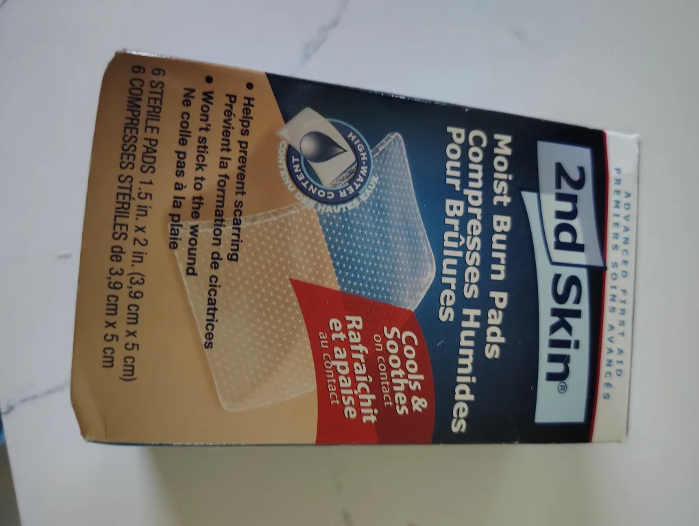 2nd Skin Moist Burn Pads, 6 Sterile Pads thumbnail