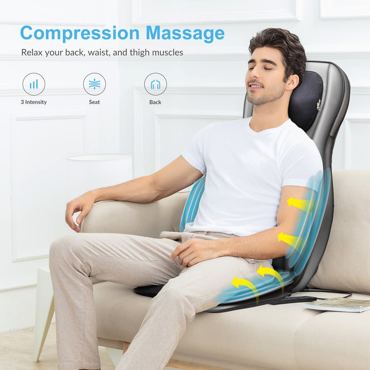 Comfier Neck & Back Massager with heat, Air Compress & Shiatsu - photo 3
