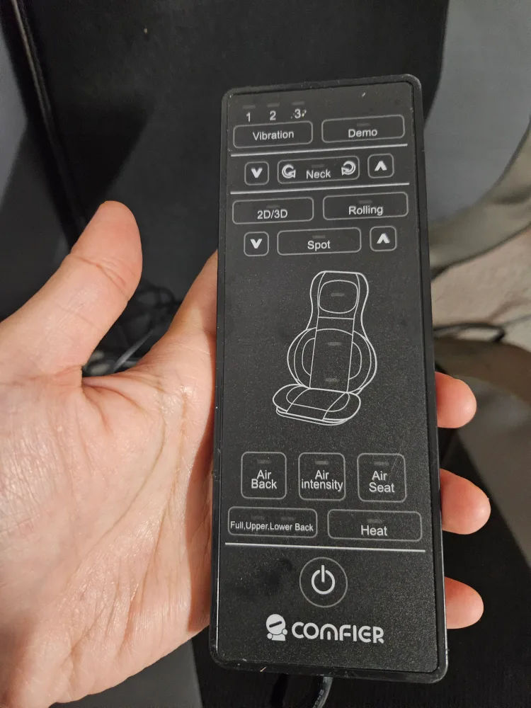 Comfier Neck & Back Massager with heat, Air Compress & Shiatsu image indicator(8)